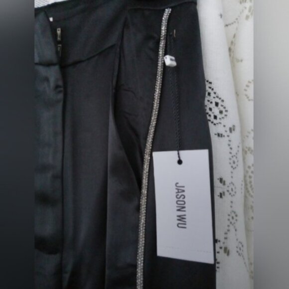 NWT 2PC SUIT Jason Wu Black Jeweled Blazer/Trousers Size: M/8 - Picture 15 of 15